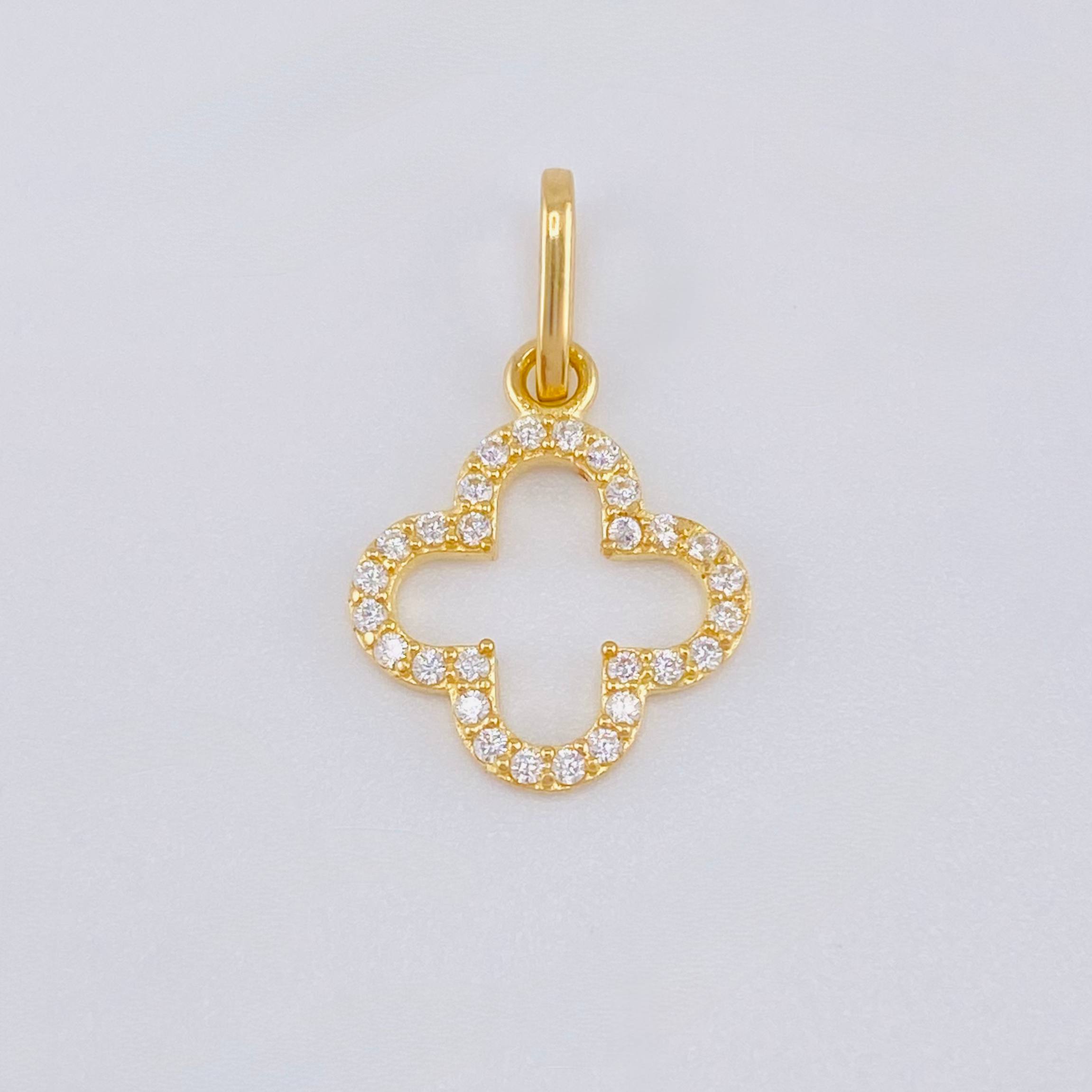 Dije Crúz Suiza 0.65 g / 1,8 cm Oro Amarillo 18K