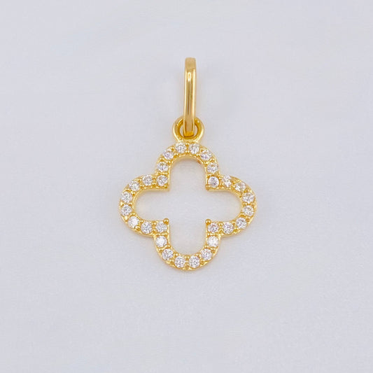 Dije Crúz Suiza 0.65 g / 1,8 cm Oro Amarillo 18K