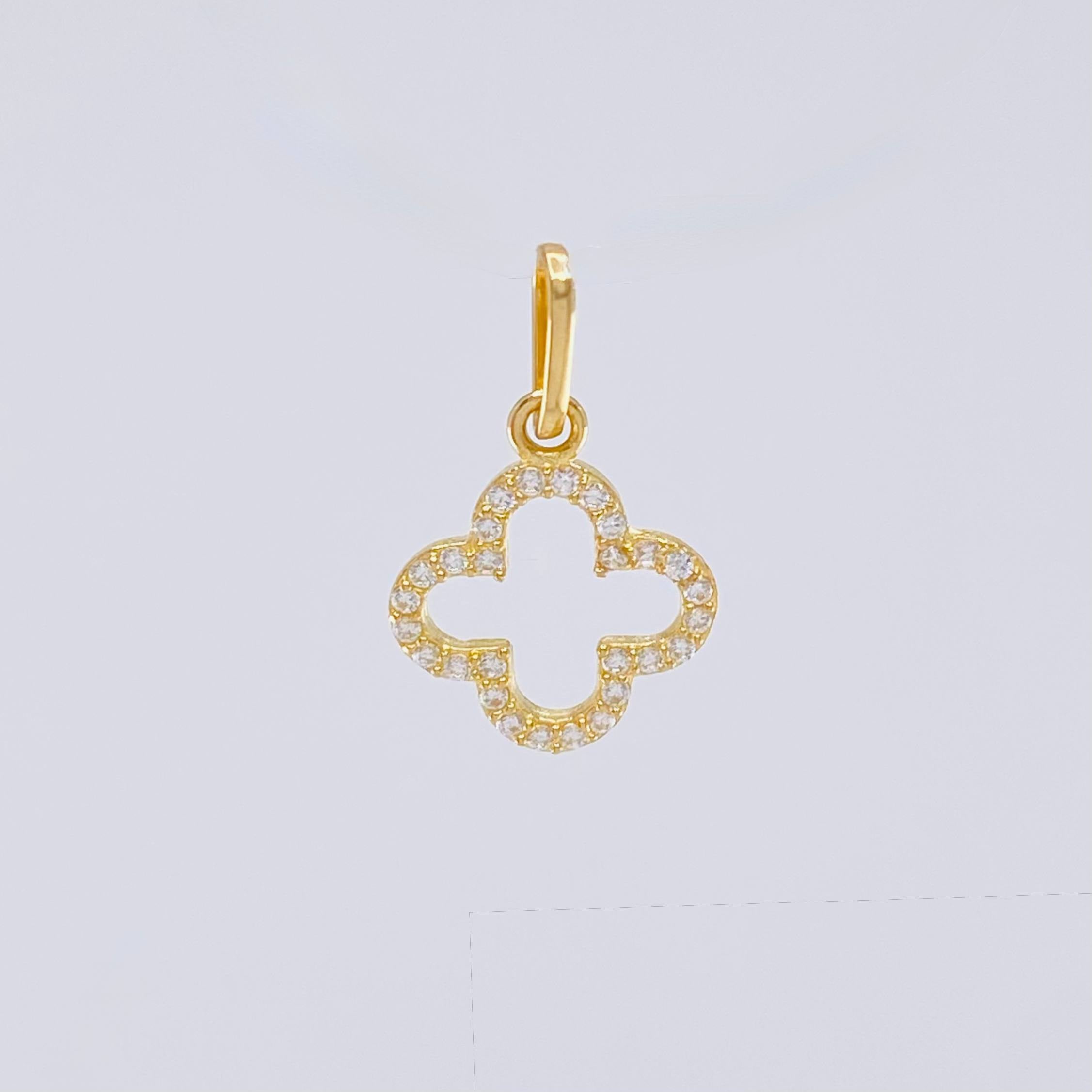 Dije Crúz Suiza 0.65 g / 1,8 cm Oro Amarillo 18K