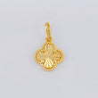 Dije Trebol Dorado 0.8gr / 1.8cm / Oro Amarillo Nac.Esp. 18K ©
