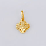Dije Trebol Dorado 0.75gr / 1.8cm / Oro Amarillo Nac.Esp. 18K *