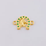 Herraje Herradura Caballo 1.05gr / 1.7cm / Oro Amarillo 18K *