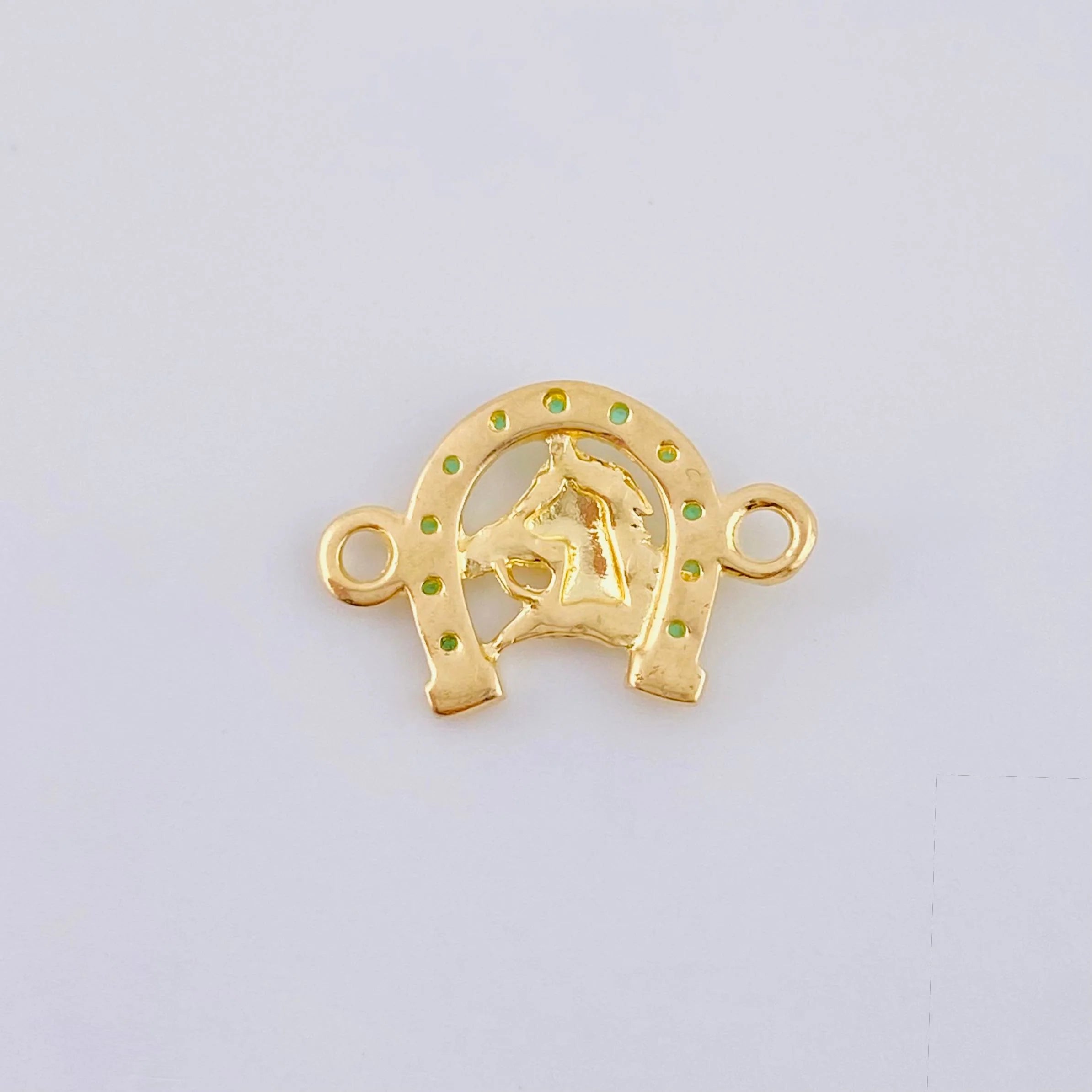Herraje Herradura Cara De Caballo 1 g / 1.6 cm Oro Amarillo 18K