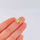 Herraje Herradura Cara De Caballo 0.95 g / 1.6 cm Oro Amarillo 18K