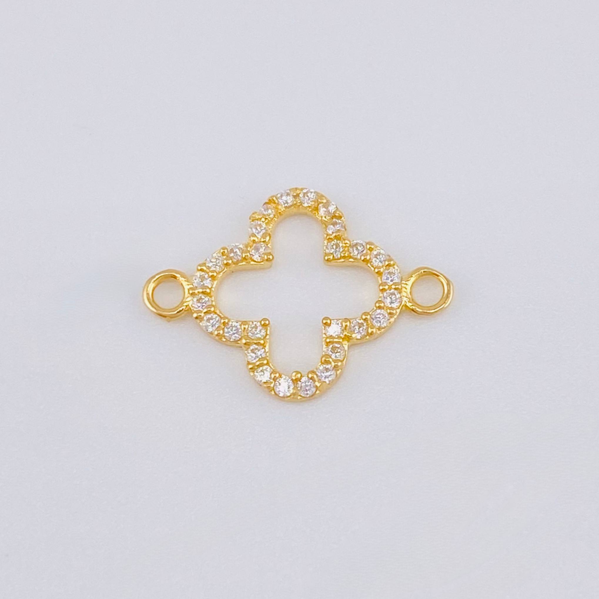 Herraje Cruz Suiza 0.55gr / 1.7cm / Oro Amarillo 18K *