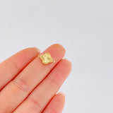 Herraje Trebol Dorado 0.75gr / 1.5cm / Oro Amarillo 18K