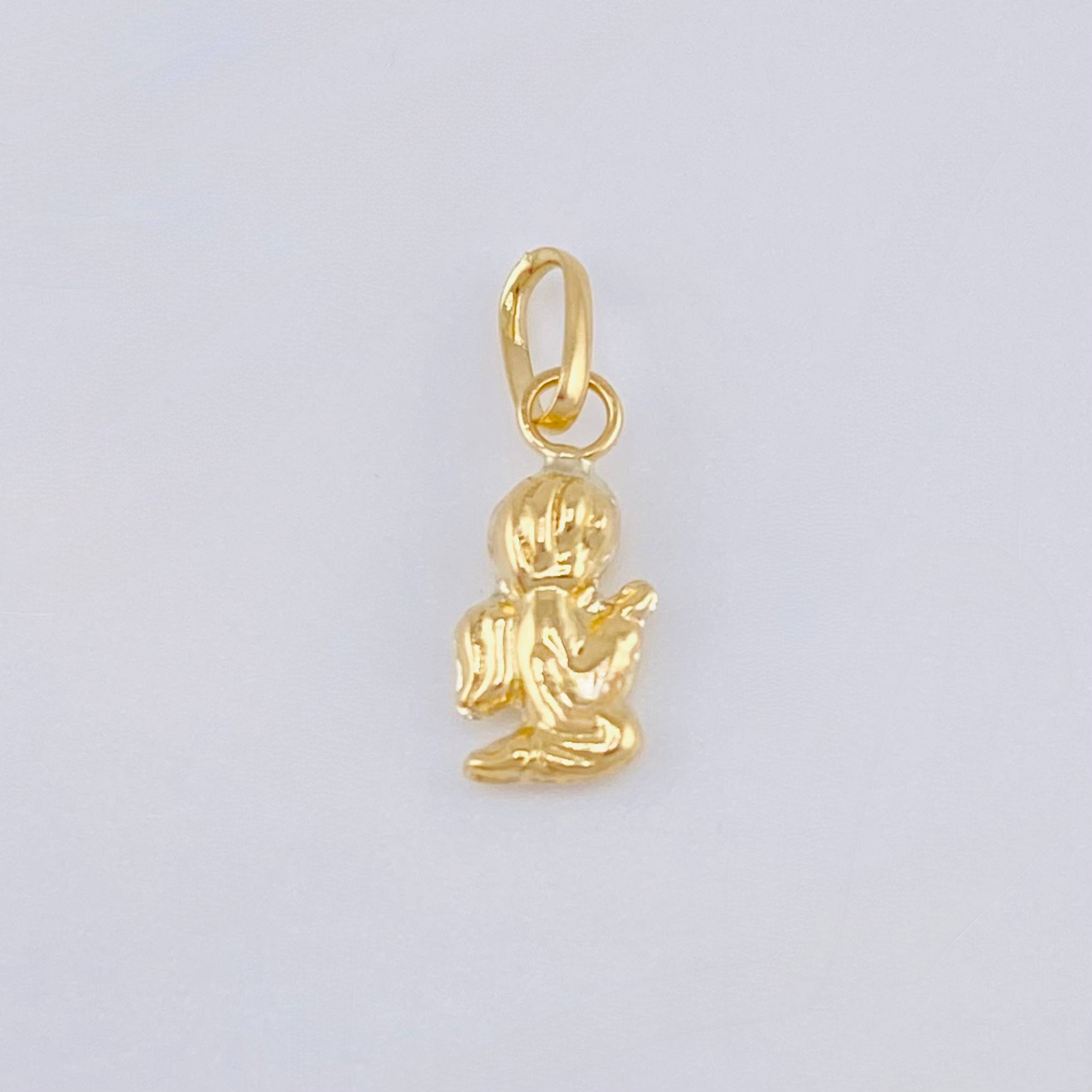 Dije Ángel de la Guarda 0.15g / 1.4cm Oro Amarillo 18K