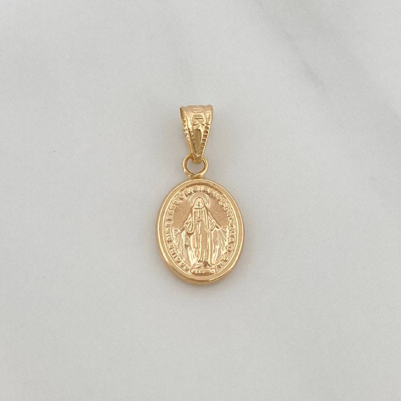 Dije Virgen Milagrosa 0.7gr / 2cm / Oro Amarillo 18K &