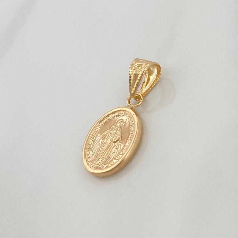 Dije Virgen Milagrosa 0.7gr / 2cm / Oro Amarillo 18K &