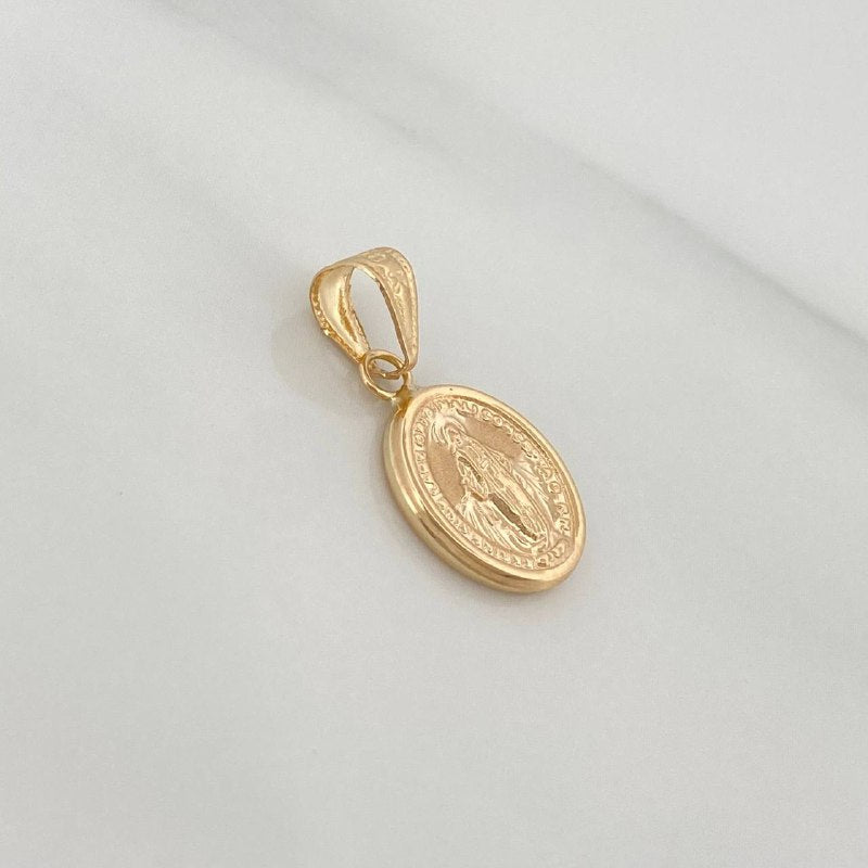 Dije Virgen Milagrosa 0.7gr / 2cm / Oro Amarillo 18K &
