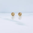 Topos Redondos 0.6gr / Diamantados Oro Amarillo 18K &