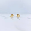 Topos Corazon 0.55gr / Troquelados Oro Amarillo 18K &