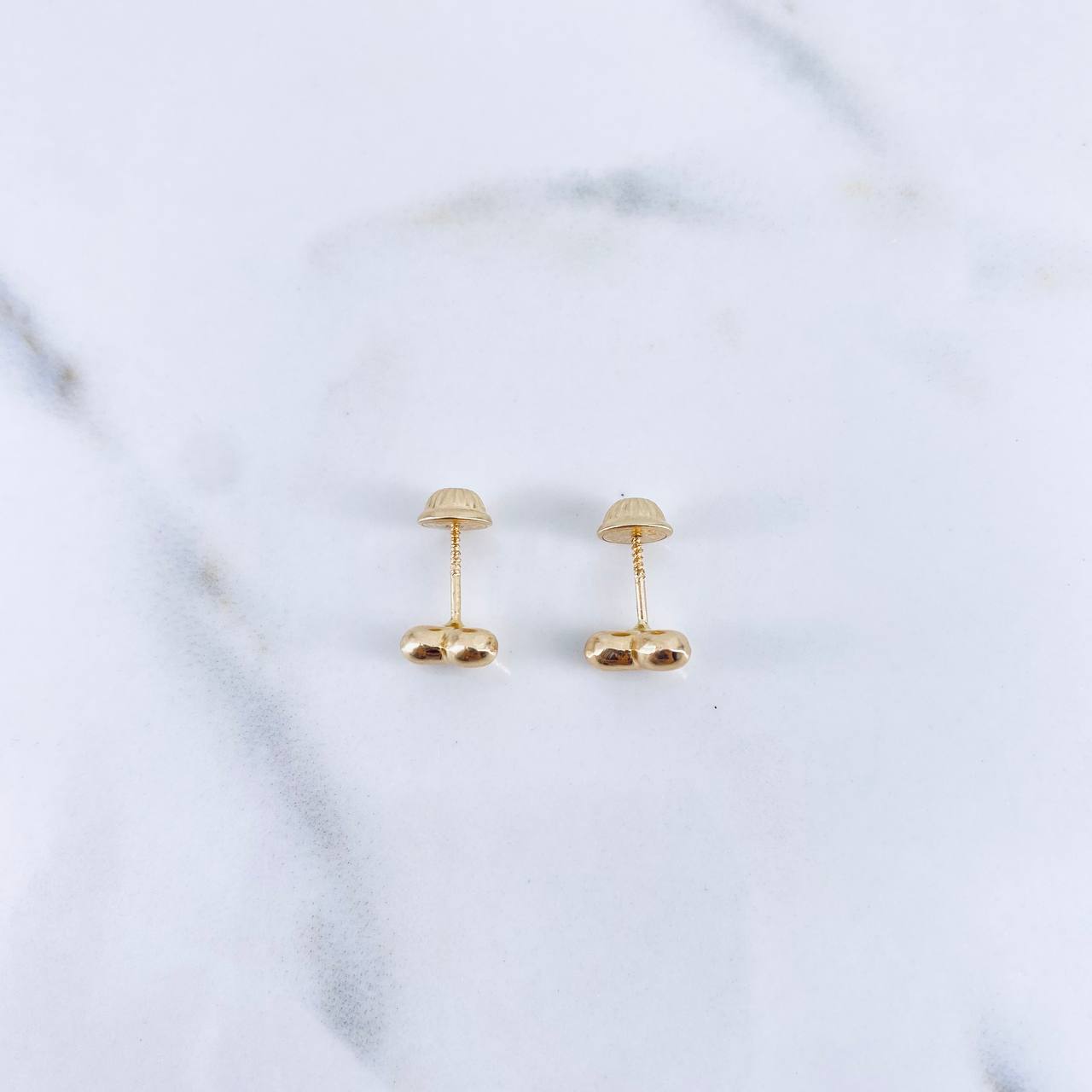 Topos Corazon 0.55gr / Troquelados Oro Amarillo 18K &