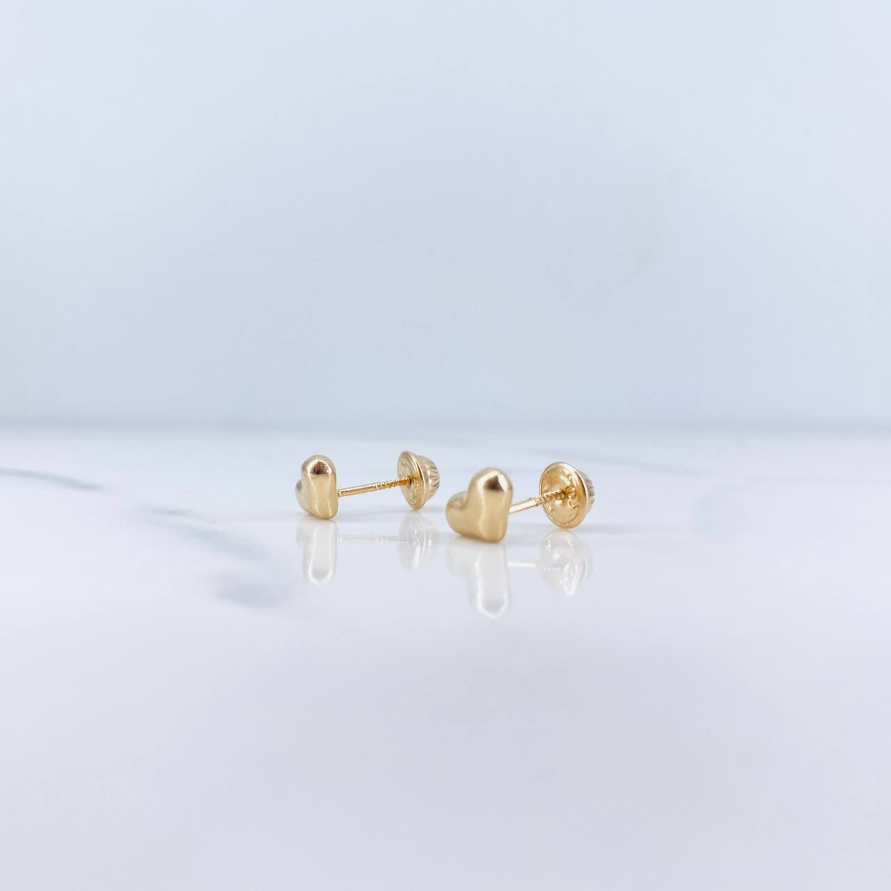 Topos Corazon 0.55gr / Troquelados Oro Amarillo 18K &