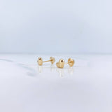 Topos Corazon 0.55gr / Troquelados Oro Amarillo 18K &