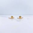 Topos Linea 0.75gr / Circones Blancos Oro Amarillo 18K &