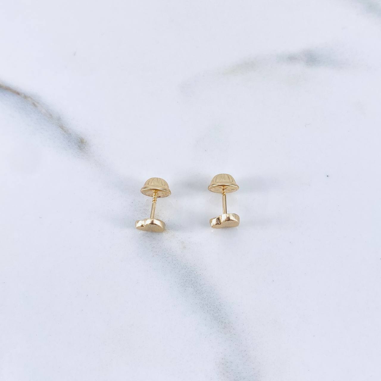 Topos Corazon 0.5gr / Diamantados Oro Amarillo 18K &
