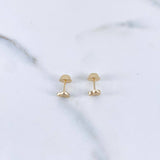 Topos Corazon 0.5gr / Diamantados Oro Amarillo 18K &