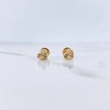 Topos Corazon 0.5gr / Diamantados Oro Amarillo 18K &