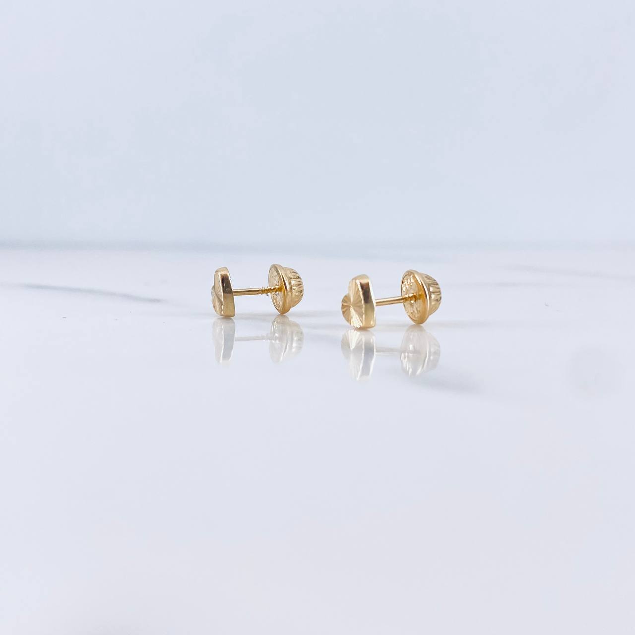 Topos Corazon 0.5gr / Diamantados Oro Amarillo 18K &