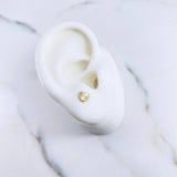 Topos Corazon 0.5gr / Diamantados Oro Amarillo 18K &