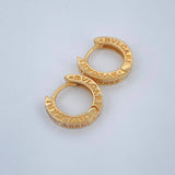 Candongas BV 2.55gr / 1.2cm / Oro Amarillo 18K $