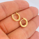 Candongas BV 2.55gr / 1.2cm / Oro Amarillo 18K $