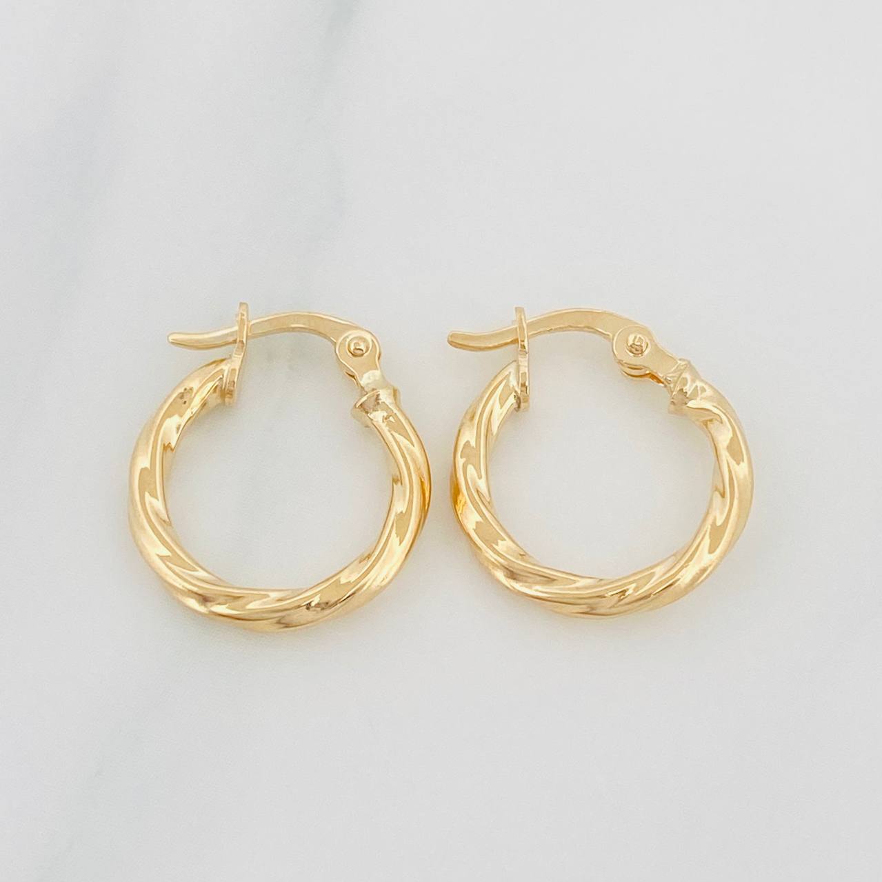 Candongas Kari 1.1 g / 1.7 cm Oro Amarillo 18K