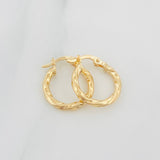Candongas Kari 1.1 g / 1.7 cm Oro Amarillo 18K