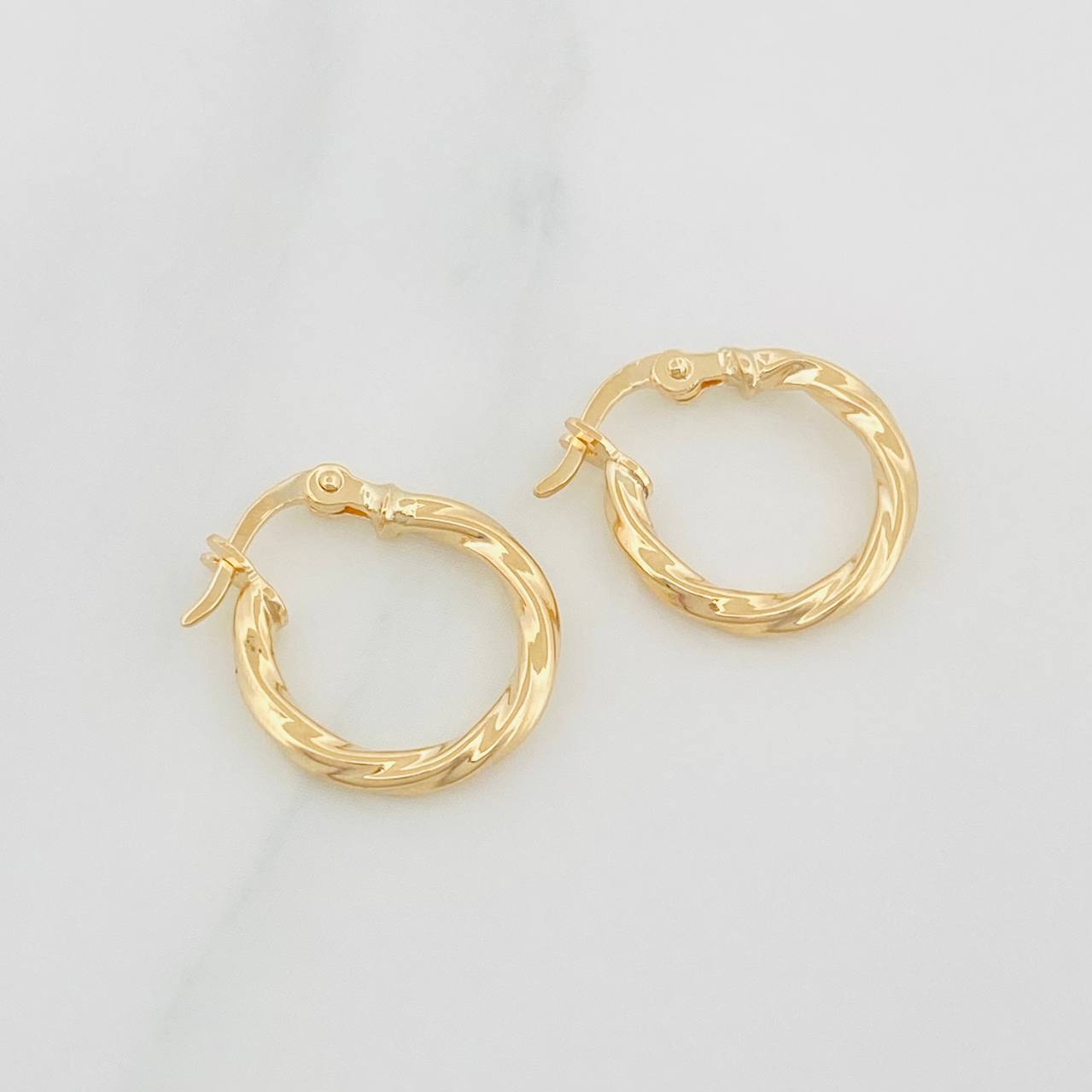 Candongas Kari 1.1 g / 1.7 cm Oro Amarillo 18K