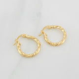 Candongas Kari 1.1 g / 1.7 cm Oro Amarillo 18K