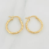Candongas Kari 1.35 g / 2 cm Oro Amarillo 18K