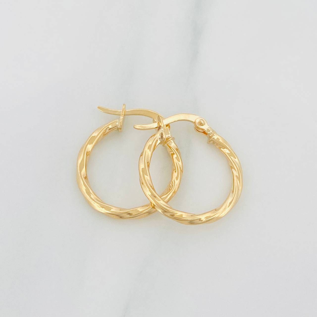 Candongas Kari 1.35 g / 2 cm Oro Amarillo 18K