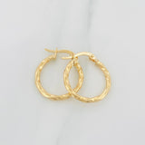 Candongas Kari 1.35 g / 2 cm Oro Amarillo 18K