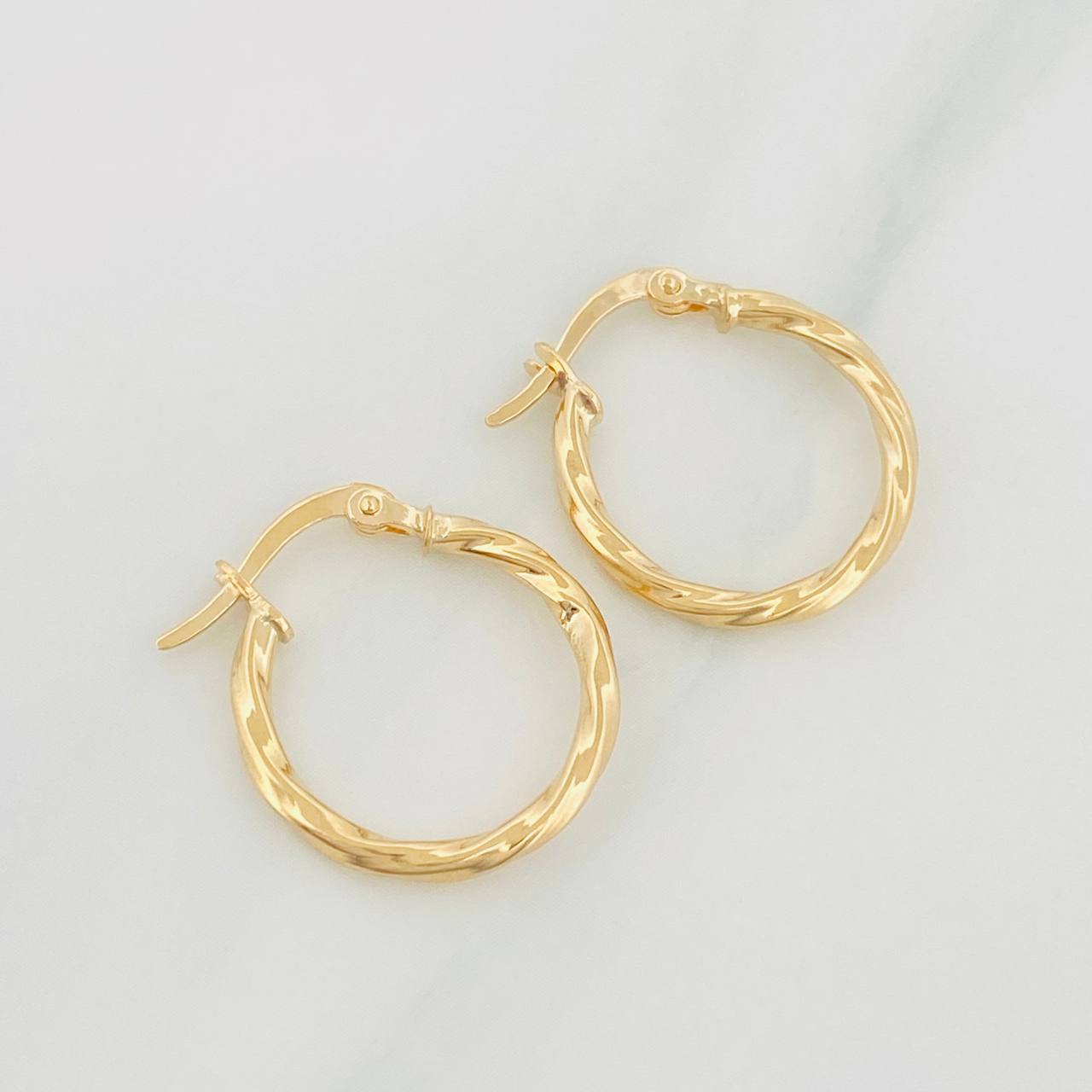 Candongas Kari 1.35 g / 2 cm Oro Amarillo 18K