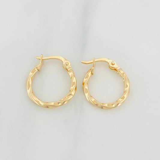 Candongas Kari 1.15 g / 1.5 cm Oro Amarillo 18K