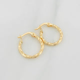 Candongas Kari 0.85 g / 1.5 cm Oro Amarillo 18K