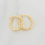 Candongas Kari 1.15 g / 1.5 cm Oro Amarillo 18K