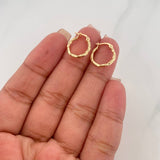 Candongas Kari 0.85 g / 1.5 cm Oro Amarillo 18K