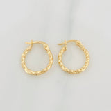 Candongas Kari 0.85 g / 1.5 cm Oro Amarillo 18K