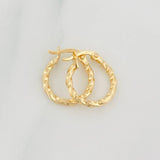 Candongas Kari 0.85 g / 1.5 cm Oro Amarillo 18K