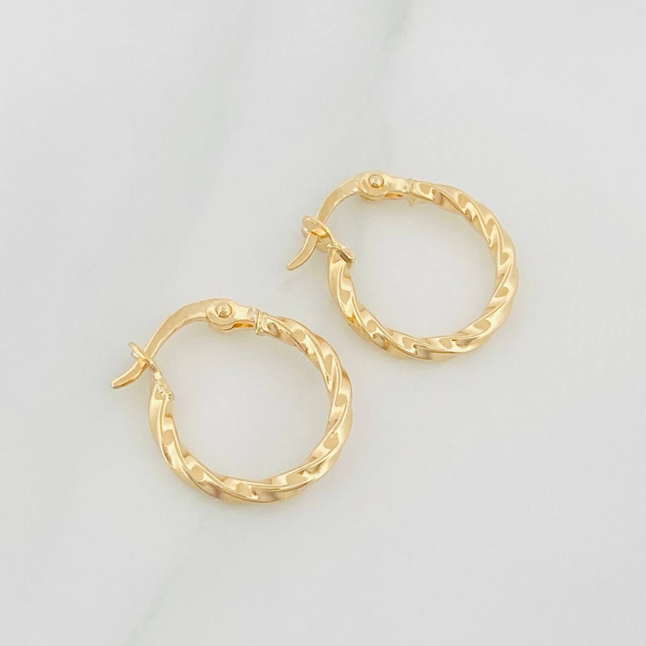 Candongas Kari 0.85 g / 1.5 cm Oro Amarillo 18K