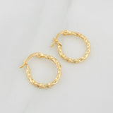 Candongas Kari 0.85 g / 1.5 cm Oro Amarillo 18K