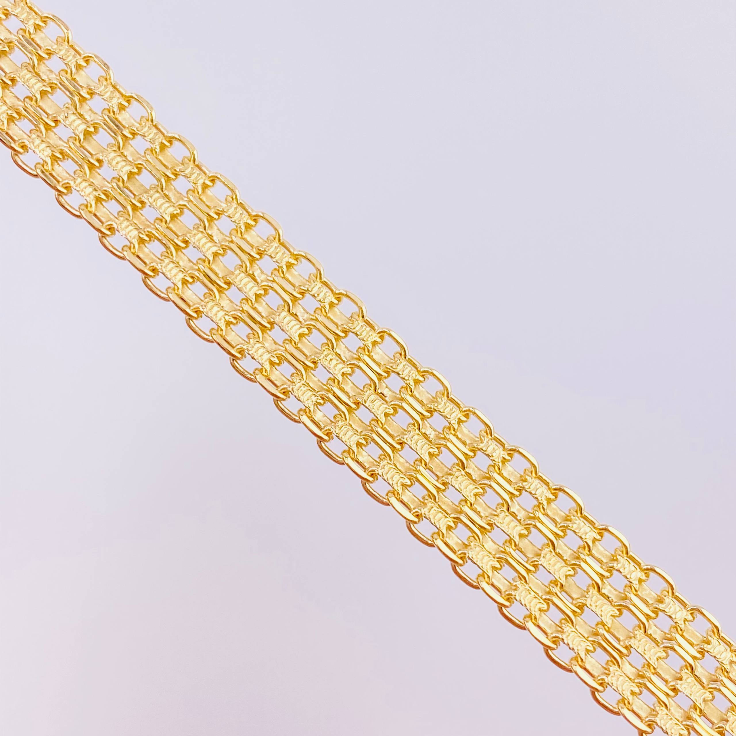 Pulso Chino 13.5g / 20cm / 8.95mm Oro Amarillo 18K