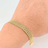 Pulso Chino 13.5g / 20cm / 8.95mm Oro Amarillo 18K