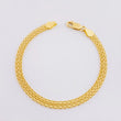 Pulso Chino 5.35g / 18cm / 4.7mm Oro Amarillo 18K