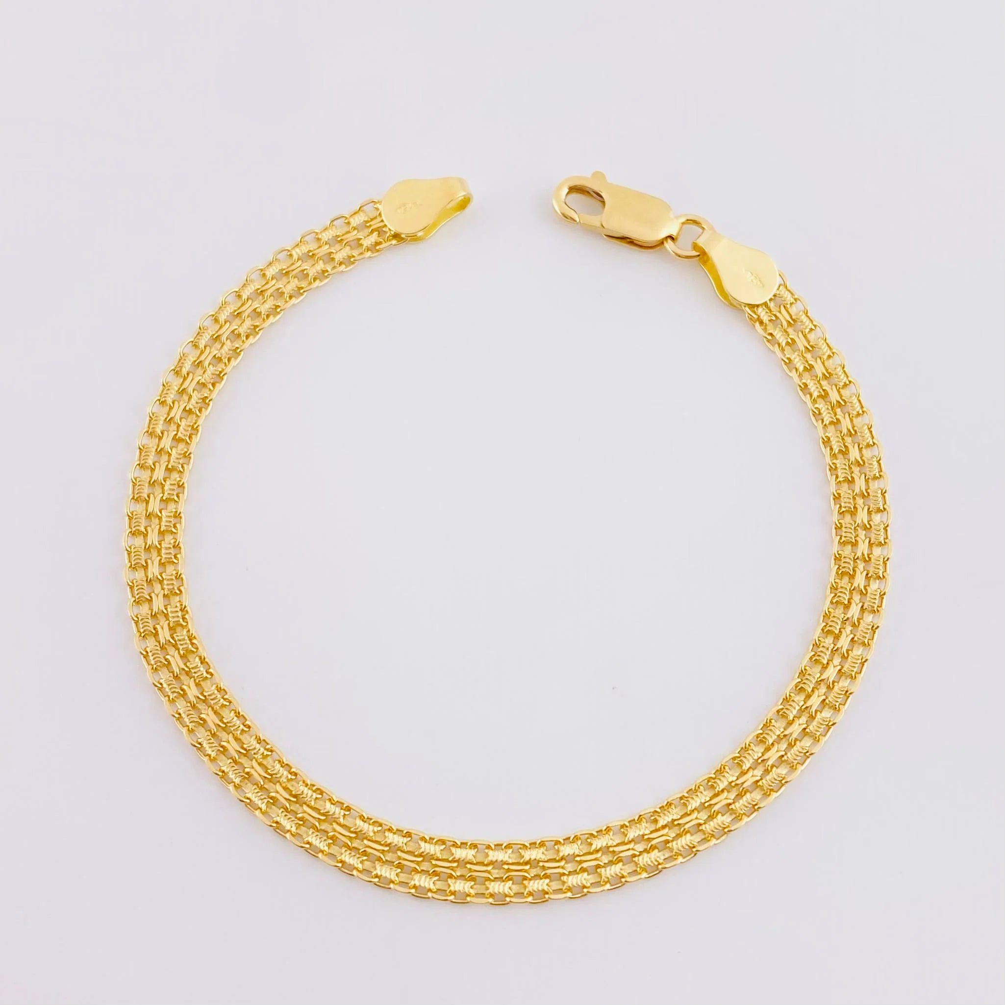 Pulso Chino 5.35g / 18cm / 4.65mm Oro Amarillo 18K