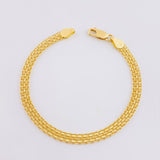 Pulso Chino 5.3g / 18.2cm / 4.75mm Oro Amarillo 18K