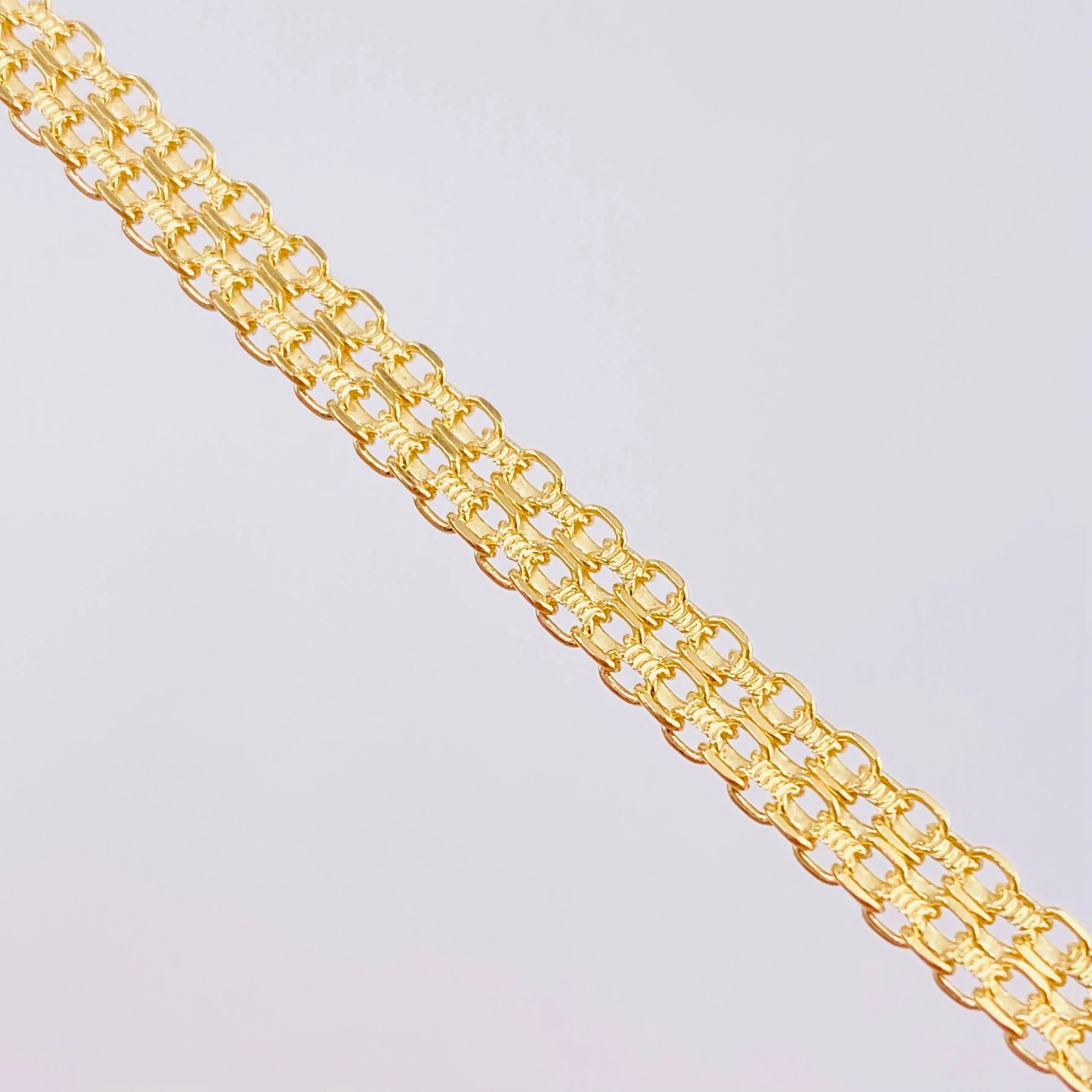 Pulso Chino 5.35g / 18cm / 4.65mm Oro Amarillo 18K