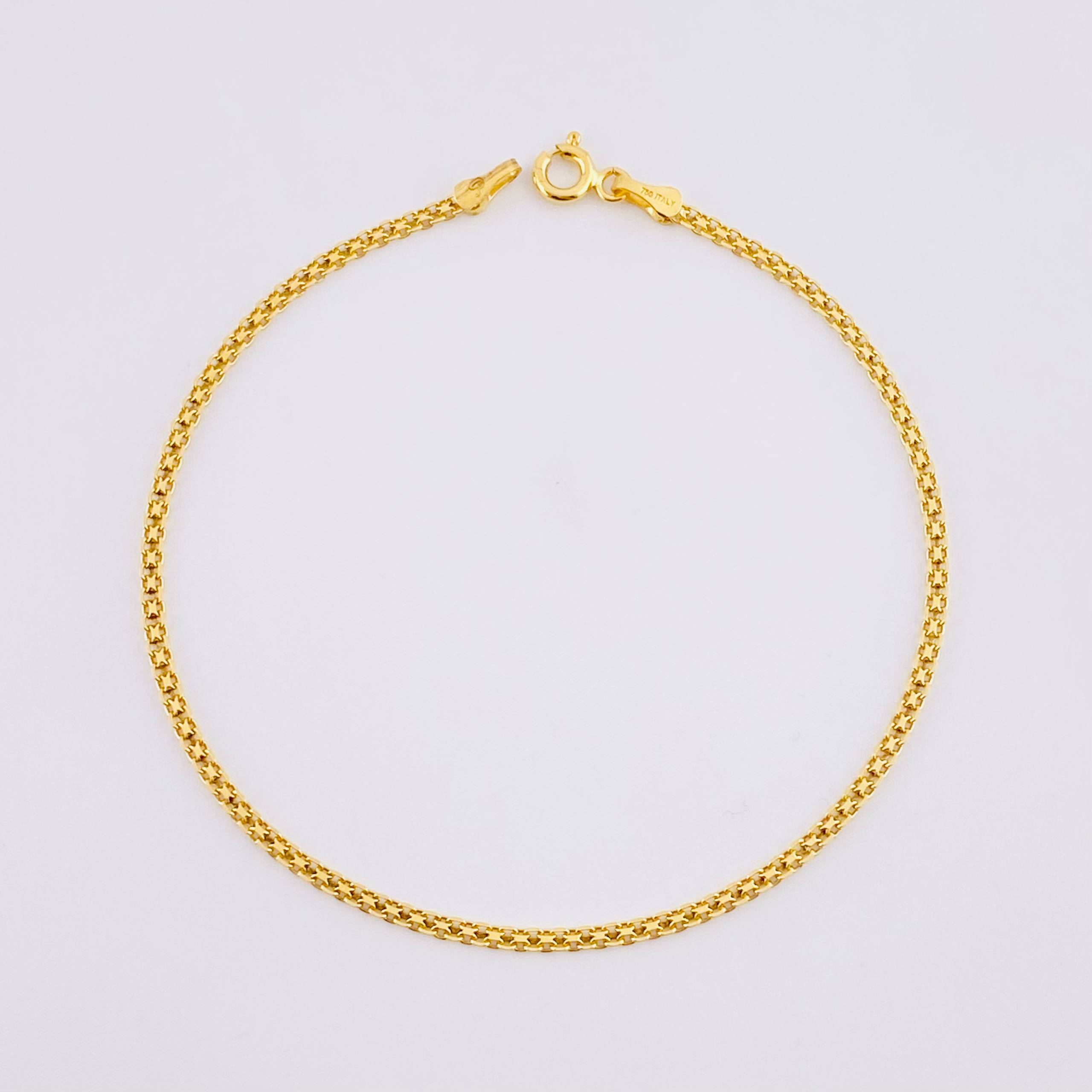 Pulso Chino 1.9g / 19.2cm / 1.85mm Oro Amarillo 18K